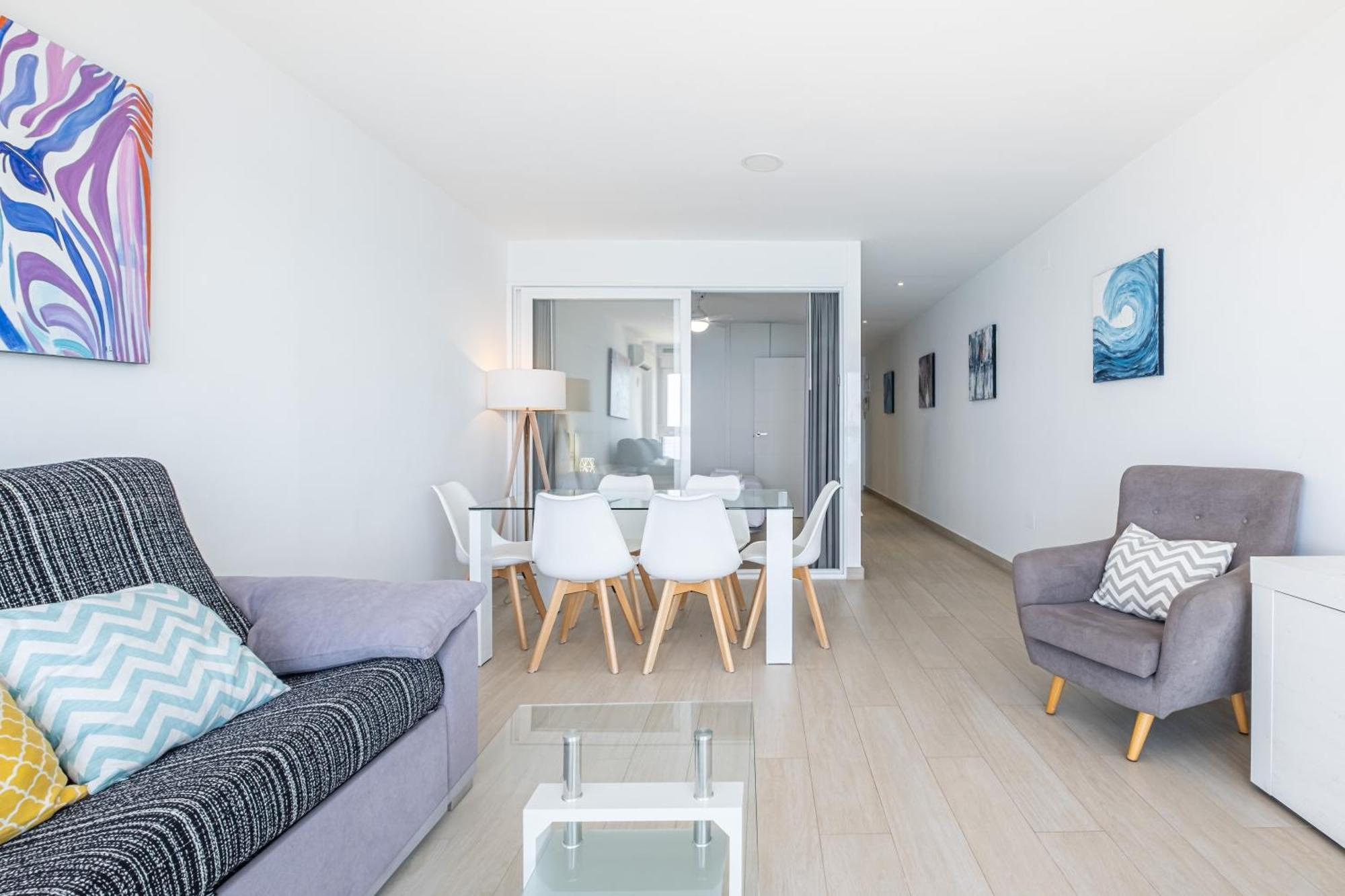 Santa Margarita Deluxe 14-C Levante Beach เบนิดอร์ม ภายนอก รูปภาพ